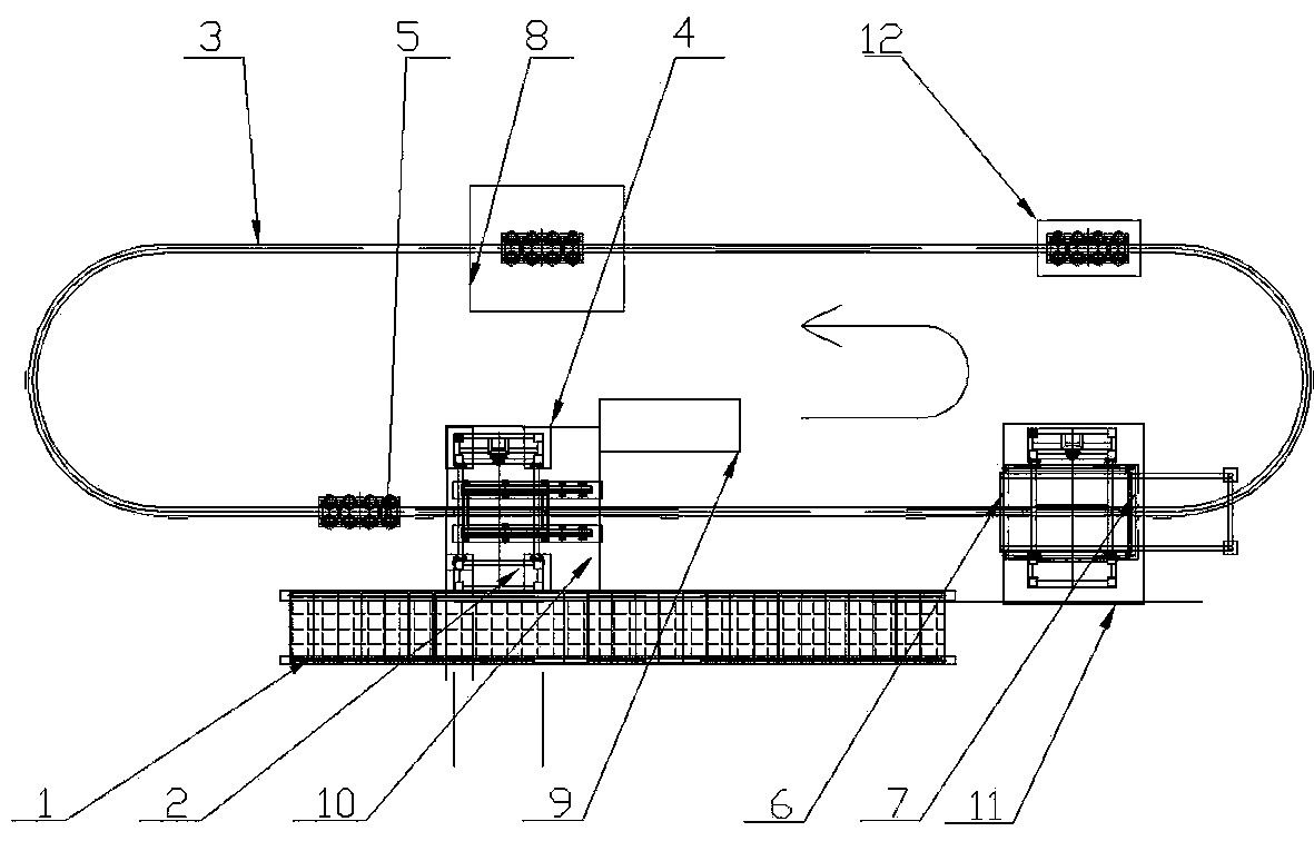 Method for producing anti-reflection coating of cover glass pipe of solar high-temperature heat collecting pipe and production line