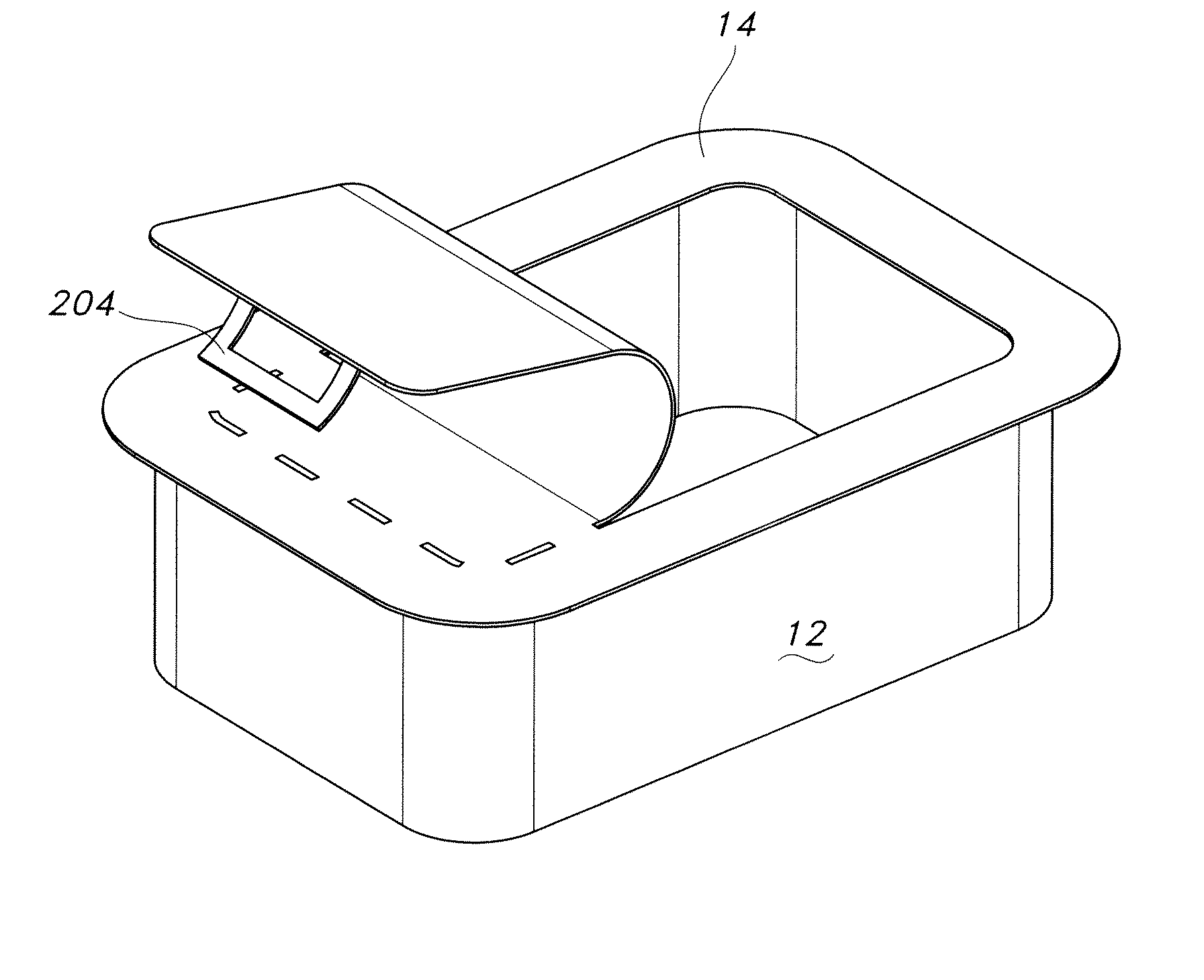 Single use sterilization container