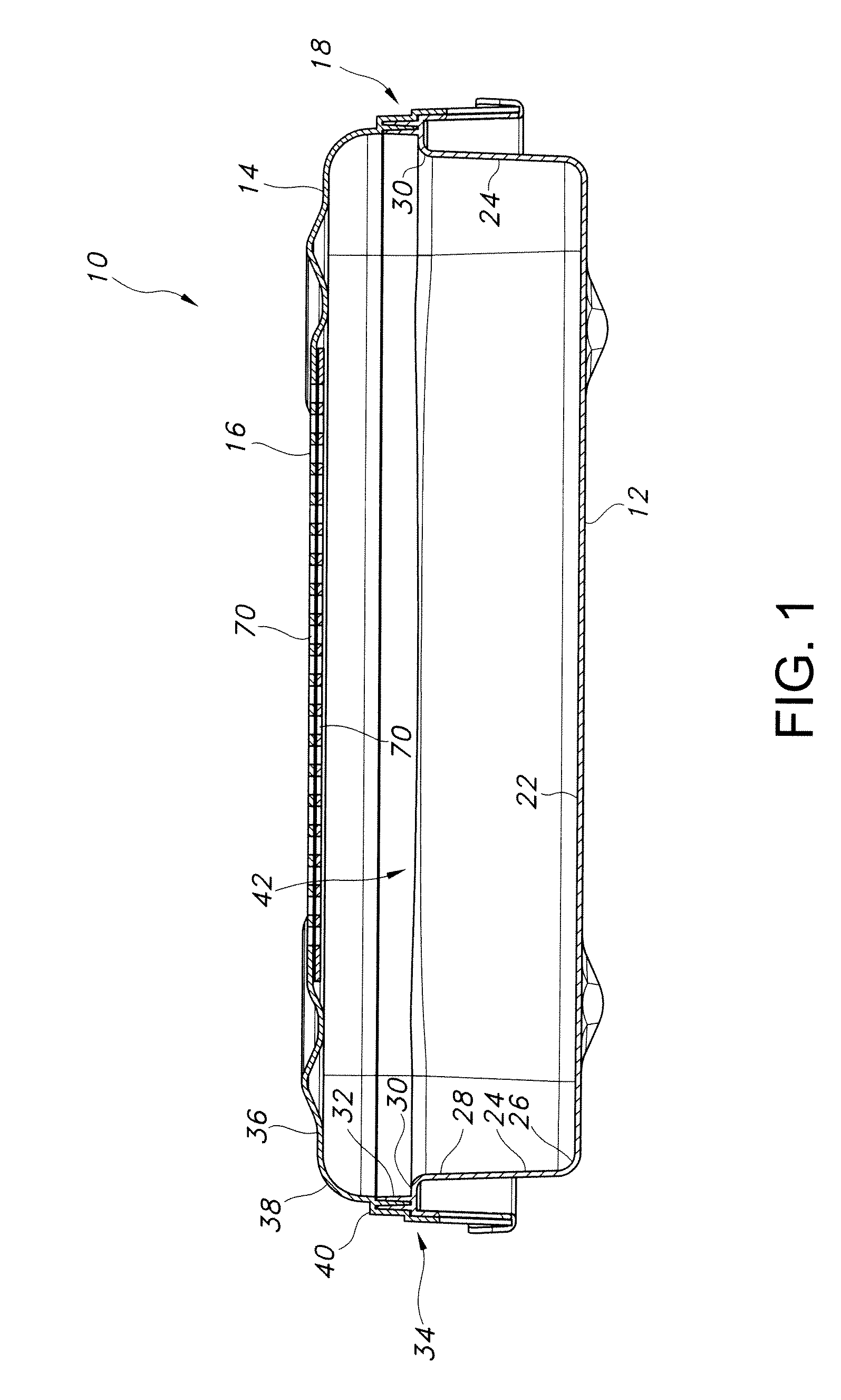 Single use sterilization container