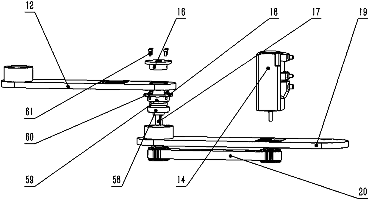 Floor type automatic puncture device for tumor radioactive seed implantation treatment