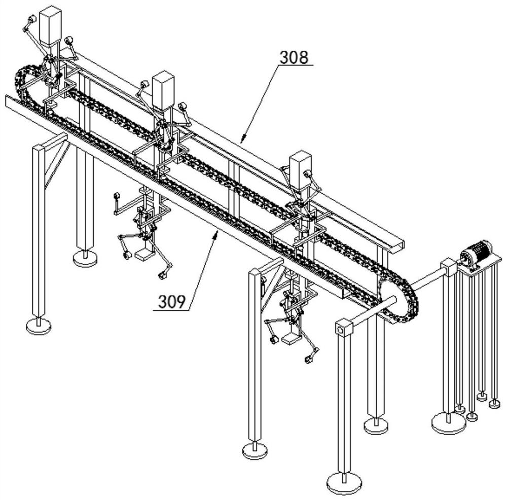 Automatic lithium battery pack packaging equipment