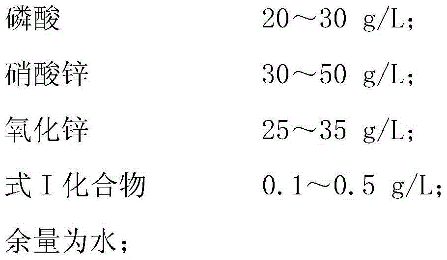 A kind of pretreatment phosphating solution for high carbon steel wire drawing and preparation method thereof