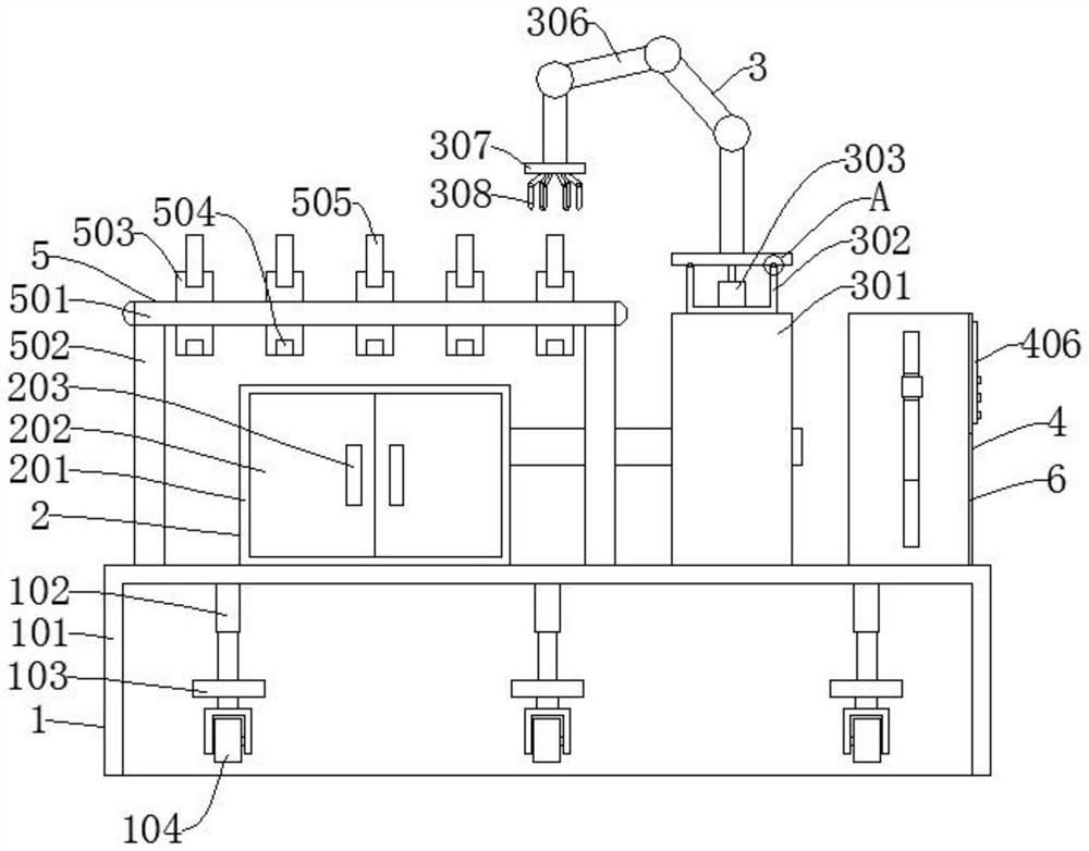 Core column bottling and packaging production device used in field of superhard material production