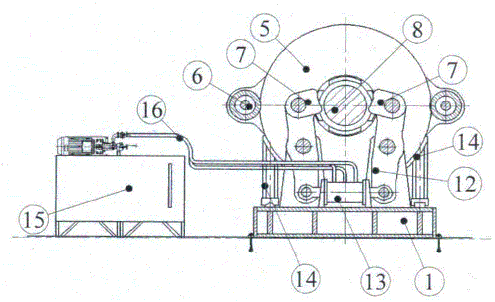 Straightening method and device for thick shaft like parts