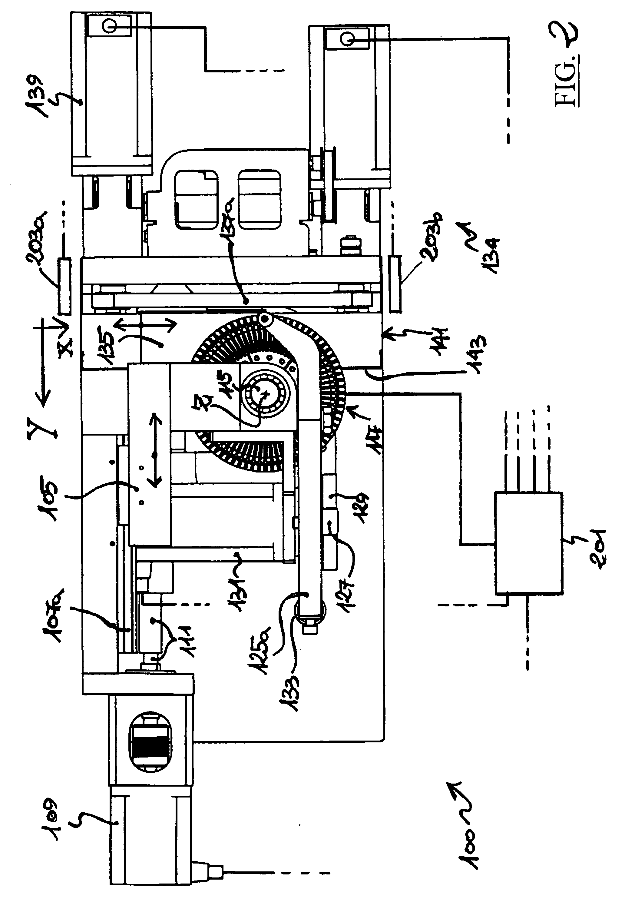 Machine for the mechanical personalization of supports of the identification card type