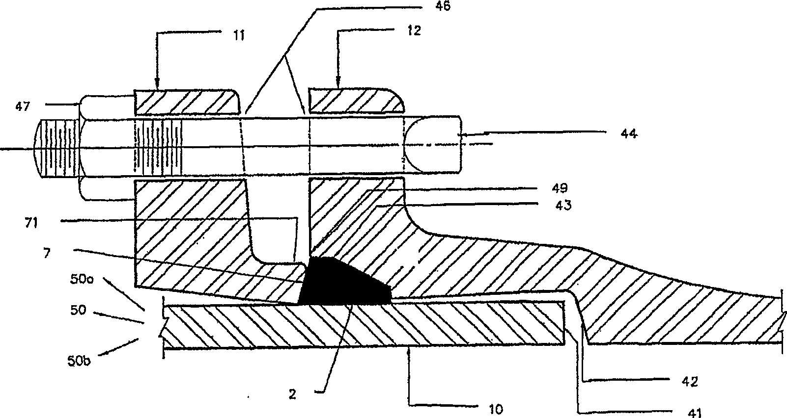 Restraining gasket for assembling filler box and method for assembling restrained mechanical joint