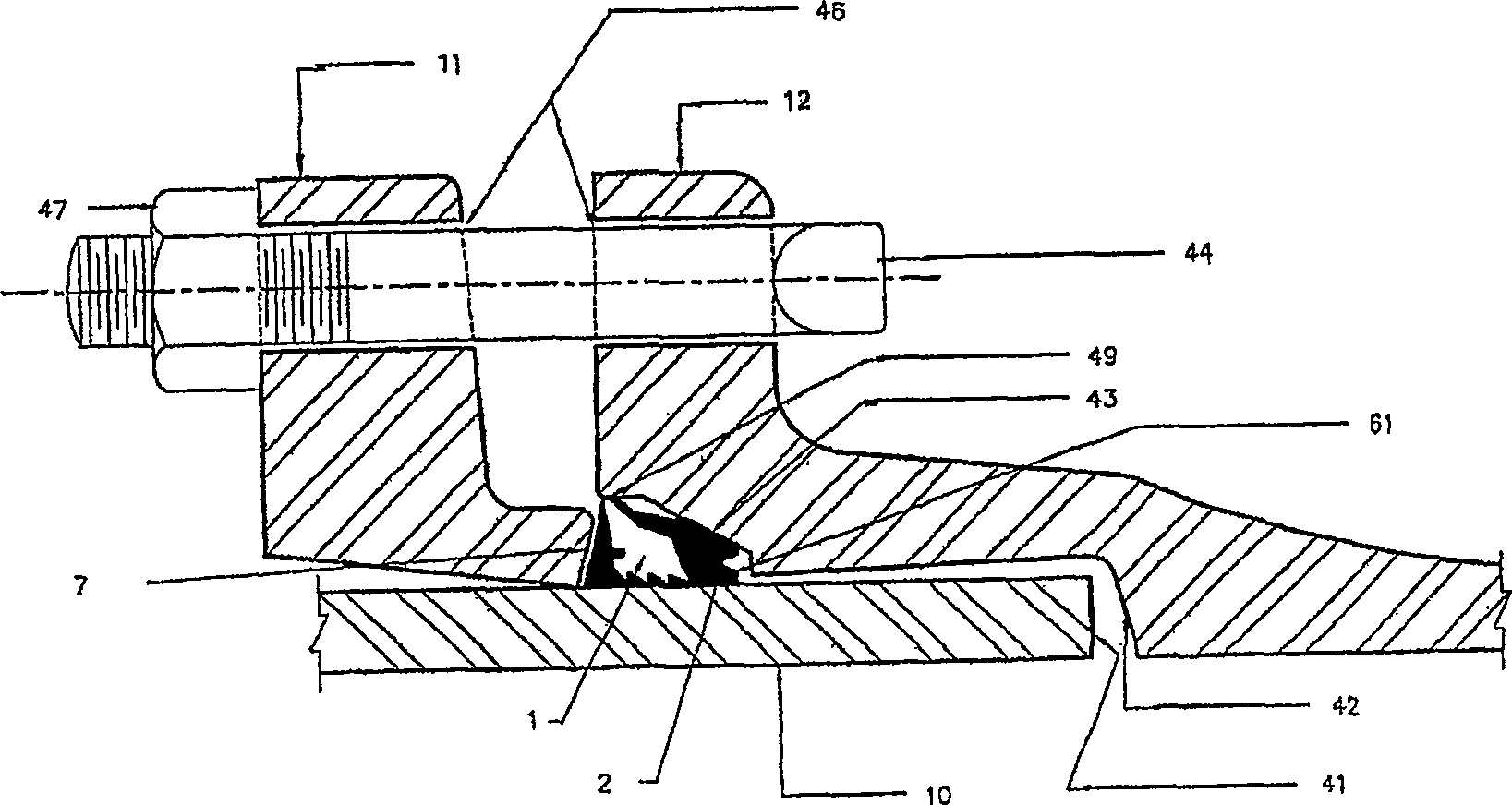 Restraining gasket for assembling filler box and method for assembling restrained mechanical joint