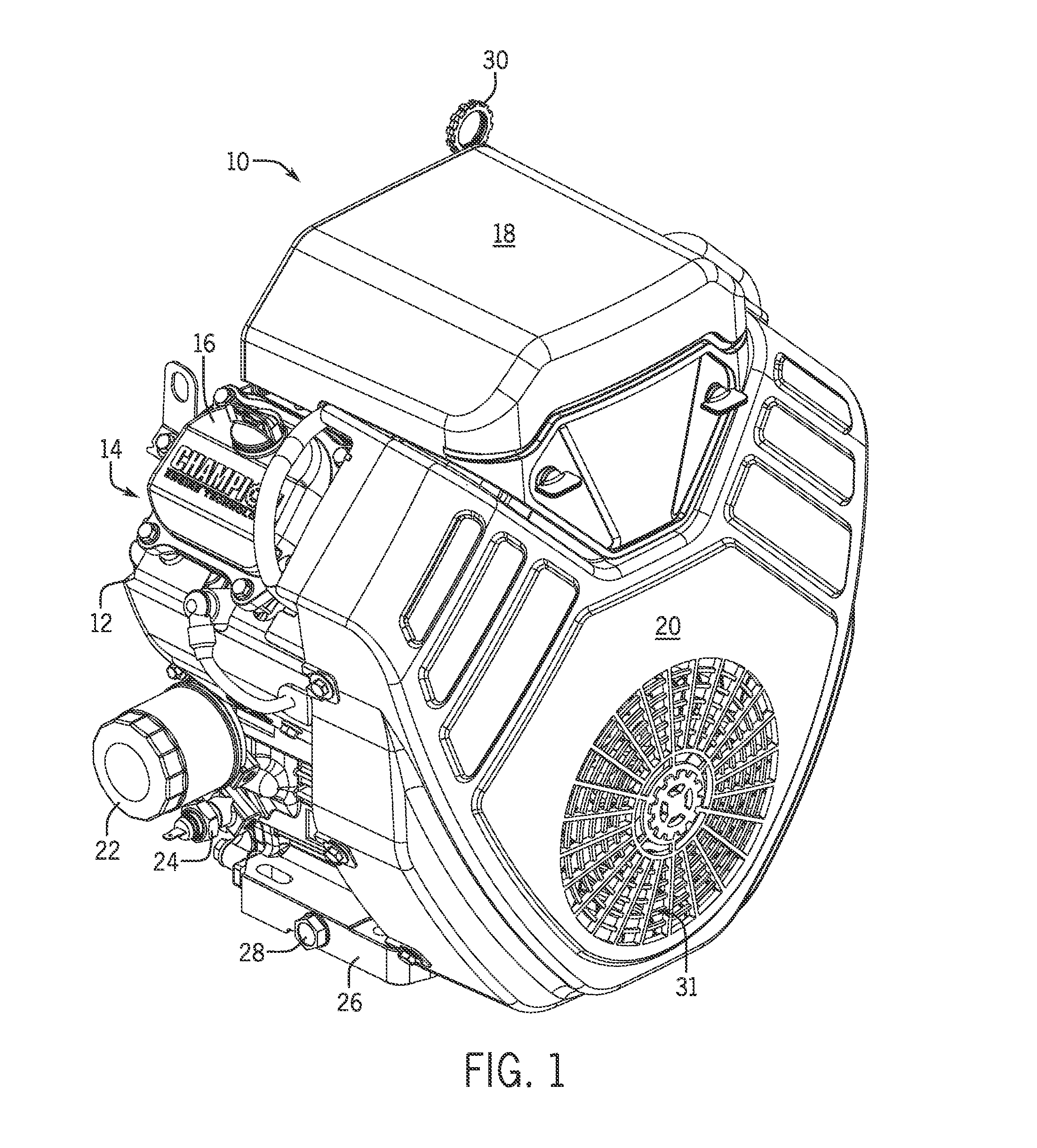 Engine cylinder head intake port configuration