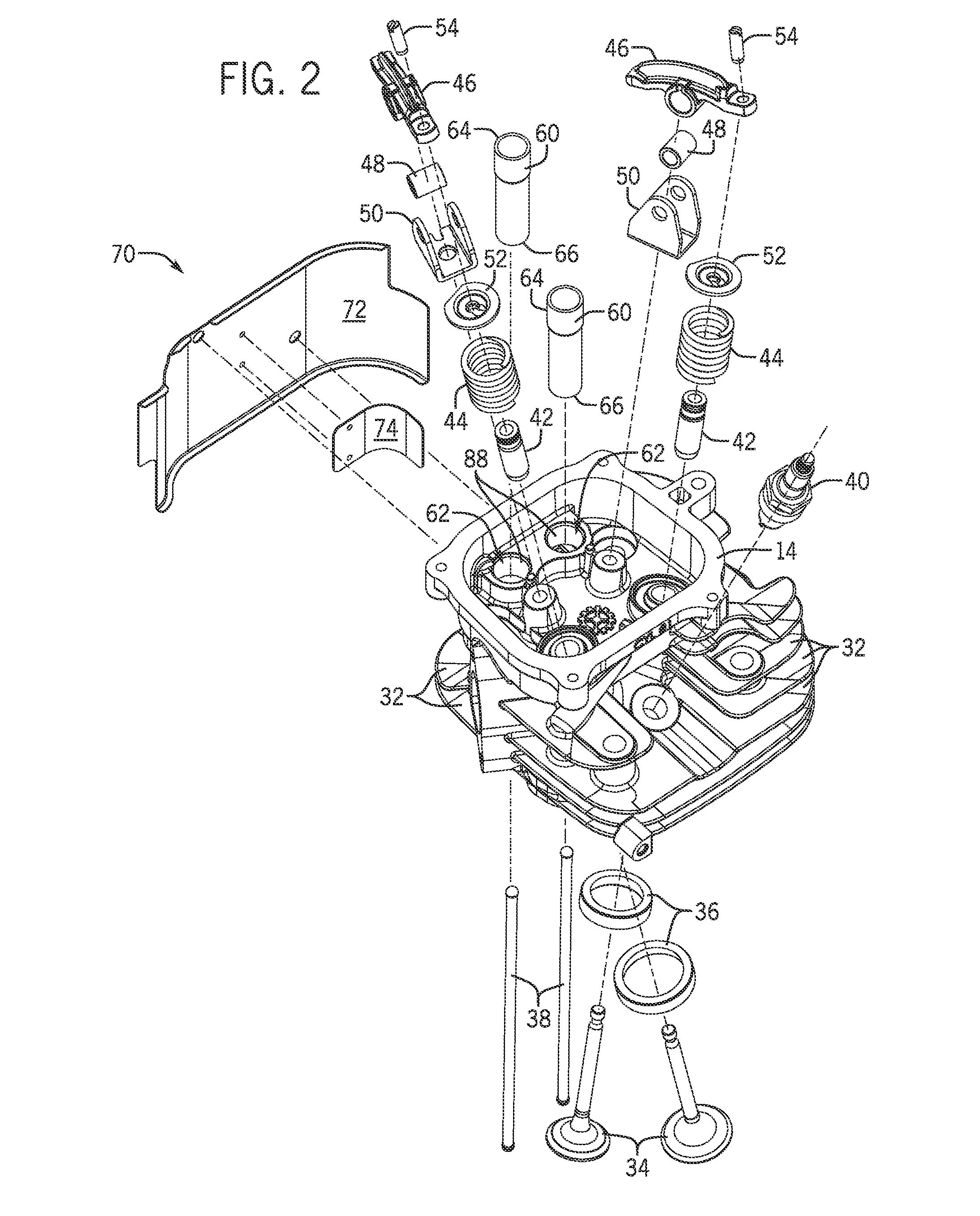 Engine cylinder head intake port configuration