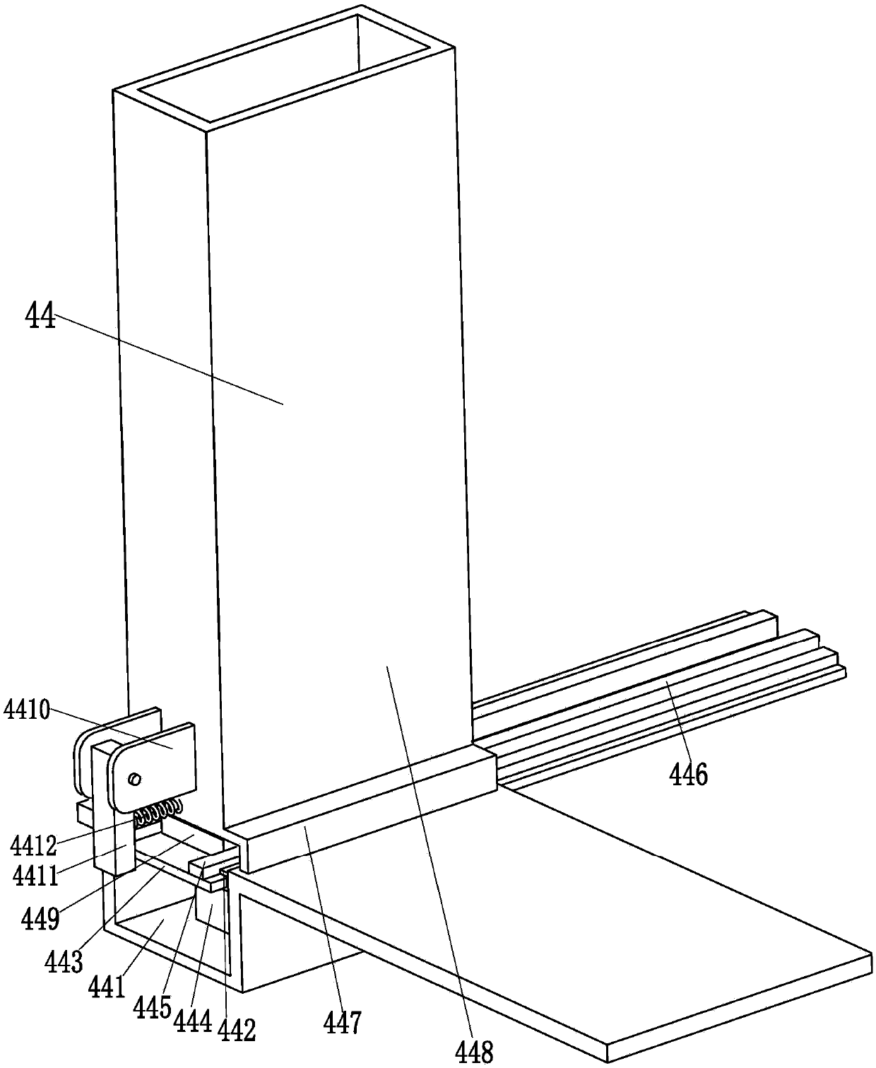 Cake type winding positive cake processing device for power transformer