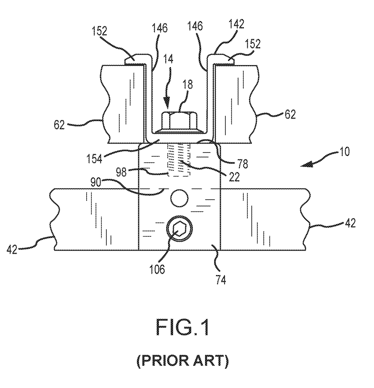 Trapezoidal rib mounting bracket with flexible legs