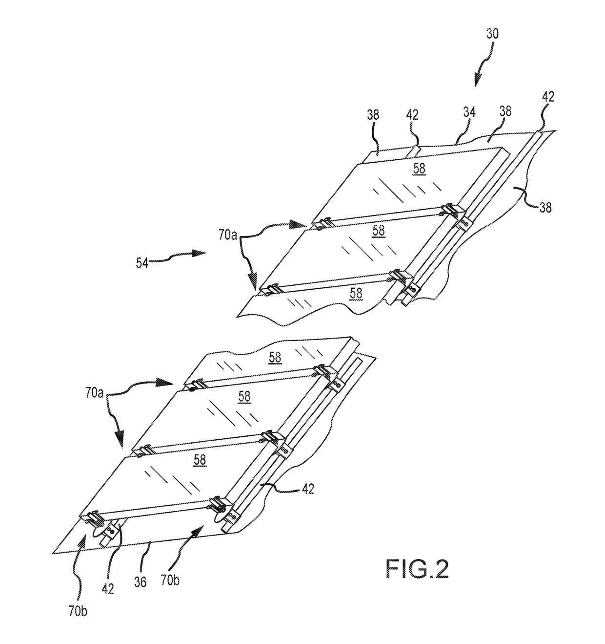 Trapezoidal rib mounting bracket with flexible legs