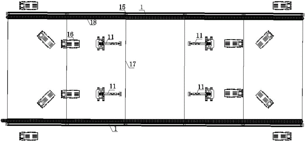 Excavation construction method for super-wide low-permeability silty deep foundation pit