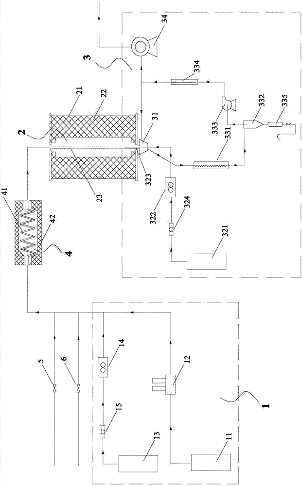 Steam thermal cracking simulation experiment device and process