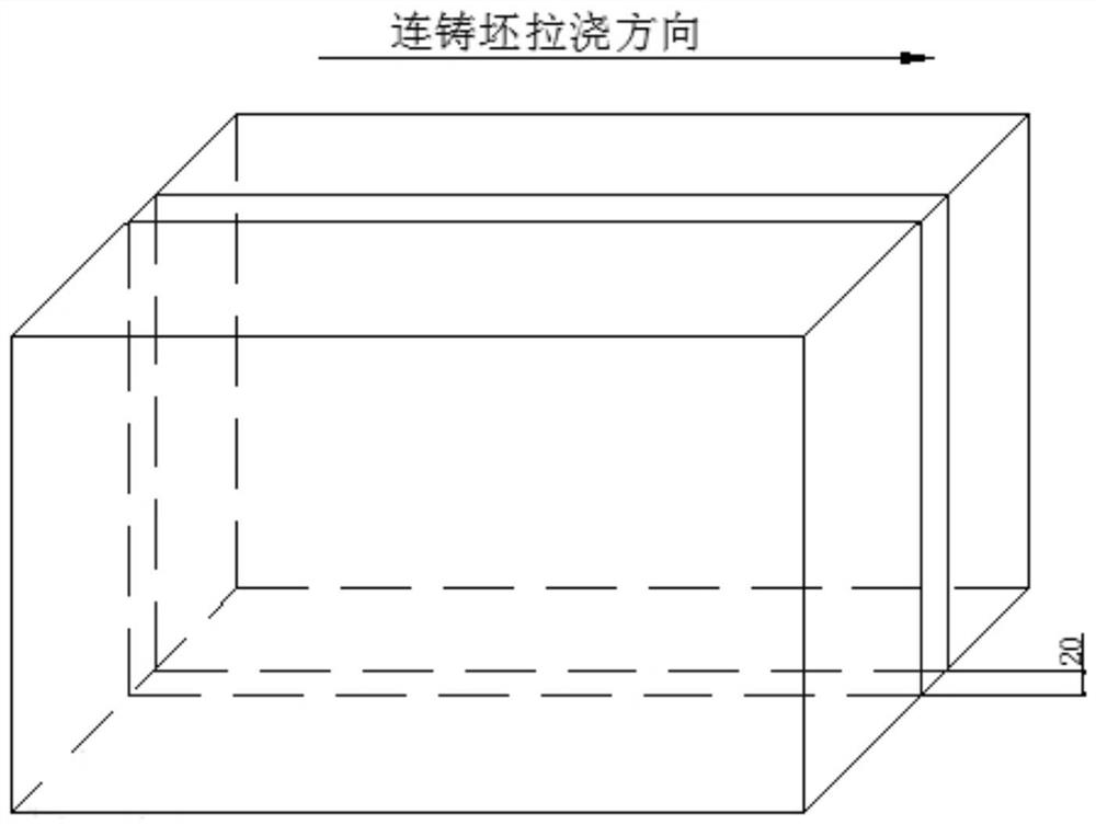 Method for calculating thickness of blank shell at position of continuous casting roller row and solidification tail end of casting machine