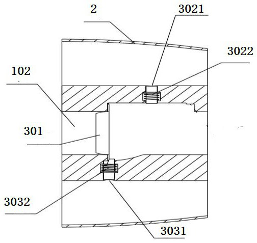 Double-ended water plugging detection rod, overburden rock fissure drilling and measuring integrated device and drilling and measuring method