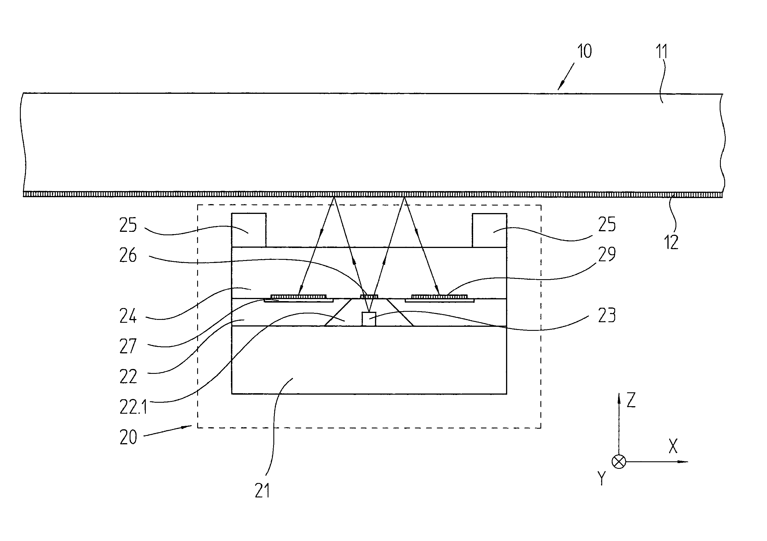 Optical position-measuring device