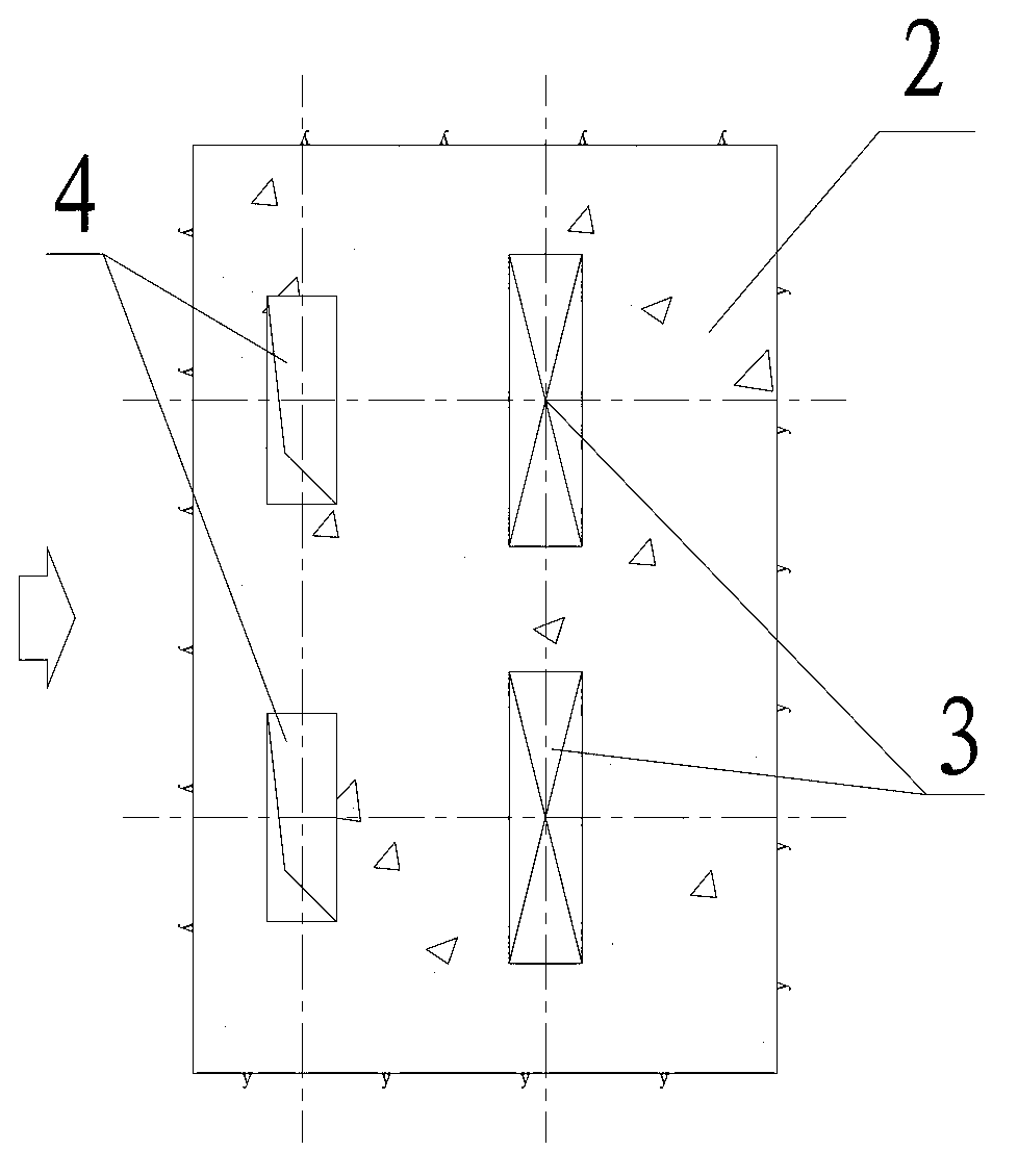 Diversion tunnel vertical shaft lock chamber structure in concealed body