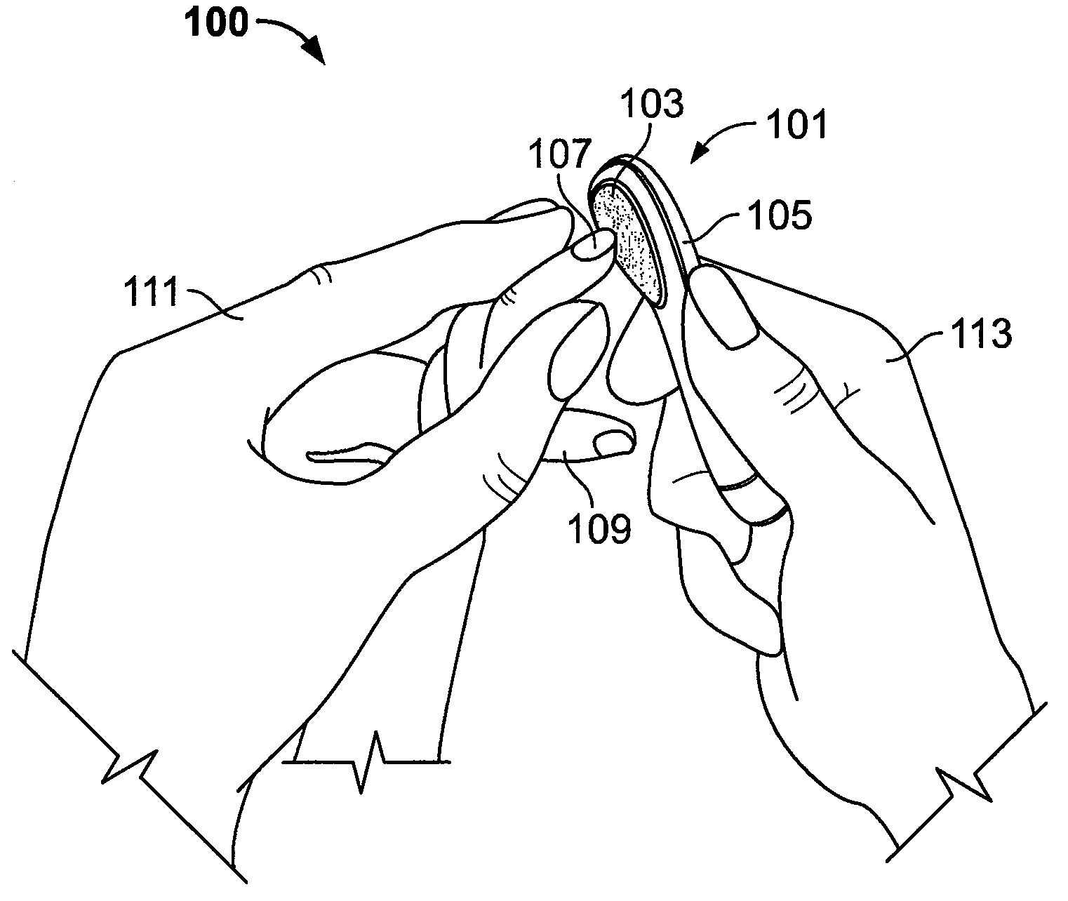 Fingernail trimmer having rotationally oscillating abrasive surface