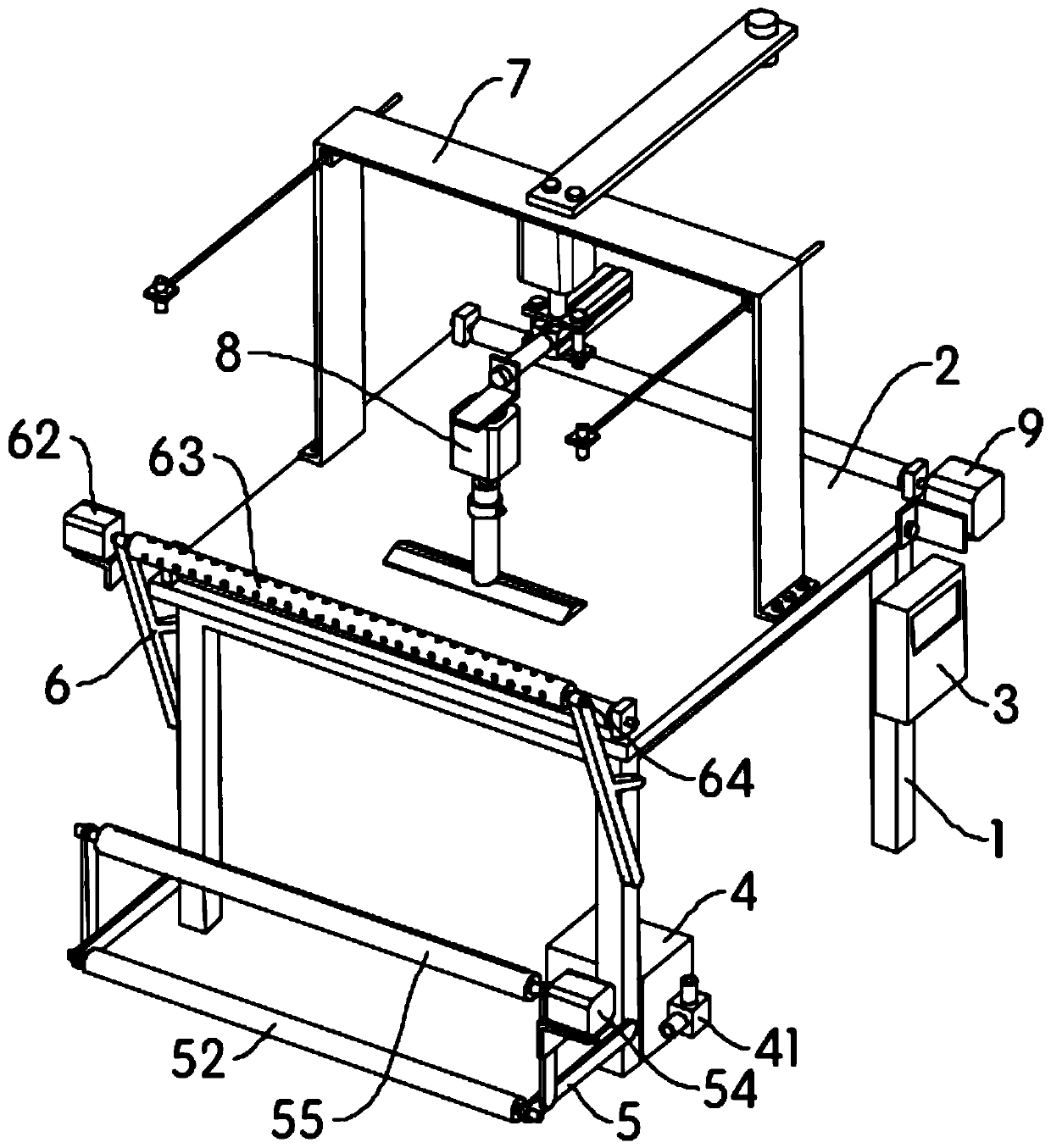 Cloth wrinkle removing device for spinning