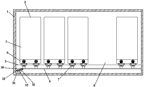 Cold chain container capable of automatically unloading and monitoring system