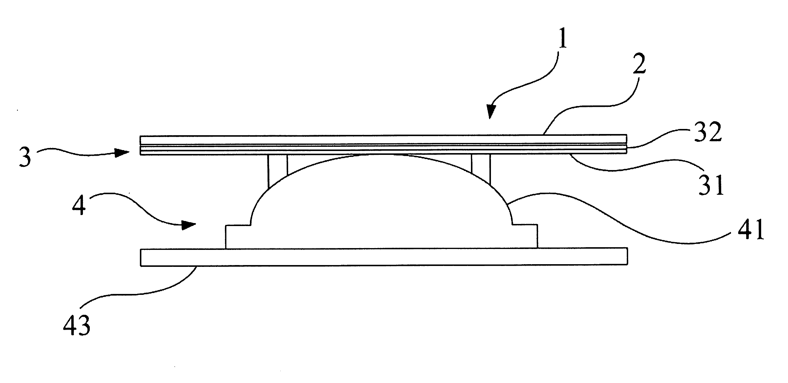 Key touchpad module