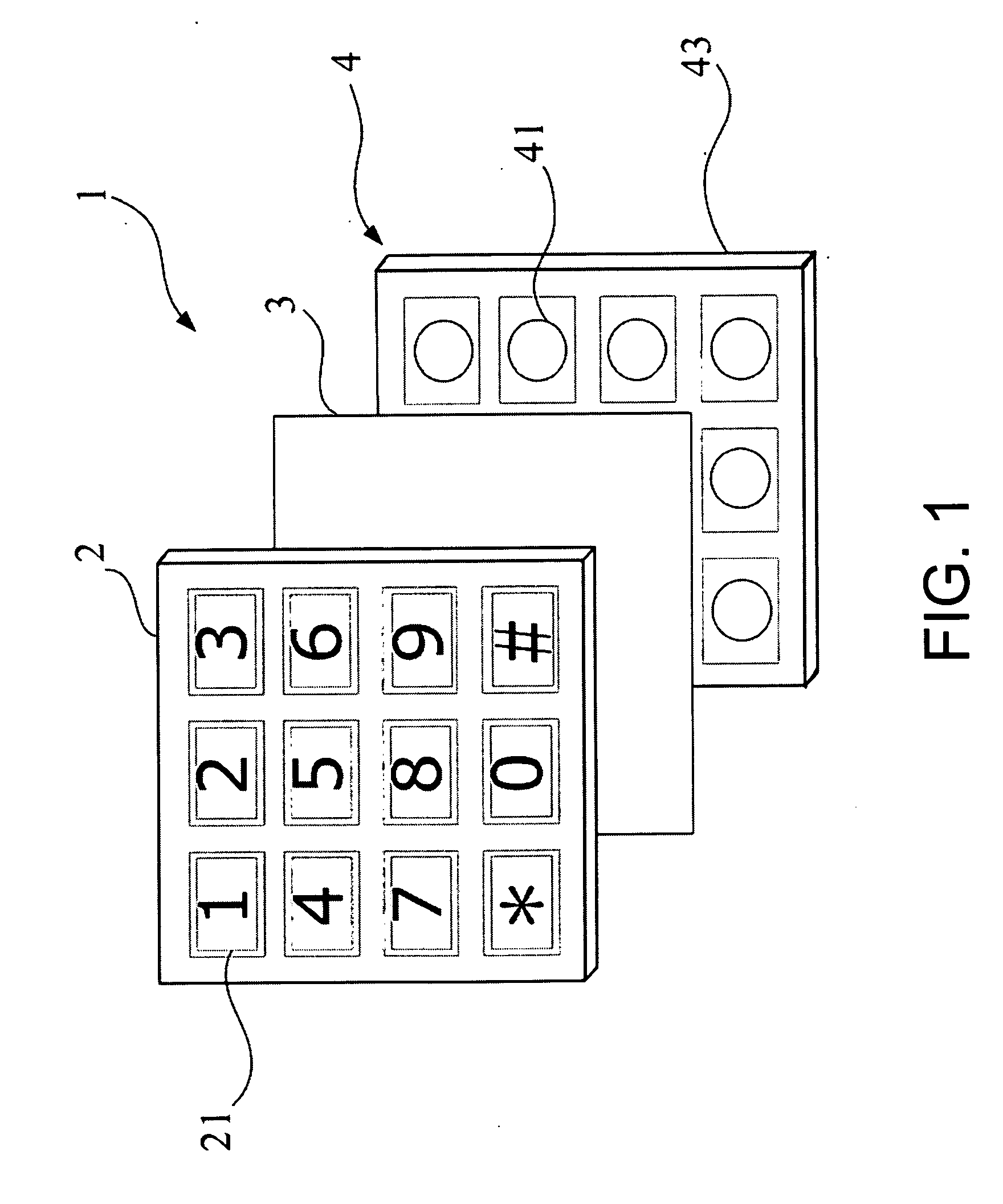 Key touchpad module