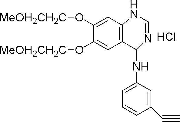 Preparation method of tarceva