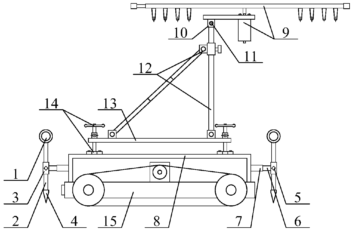 Agricultural irrigation equipment convenient to move