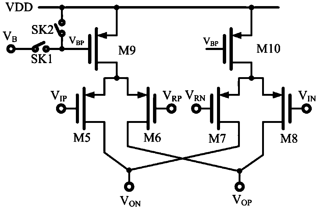 High-speed comparator direct-current offset digital auxiliary self-calibration system and control method