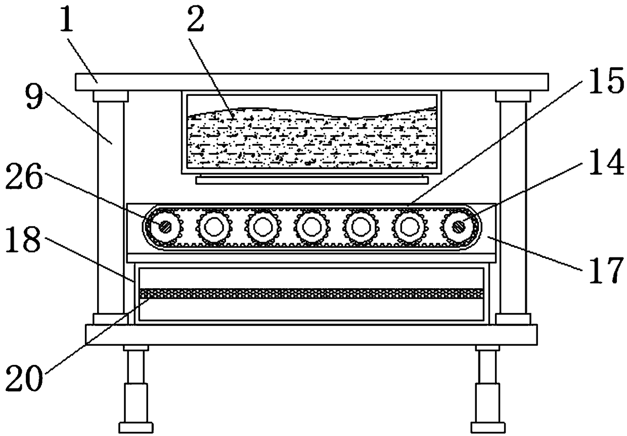 Saving type paint spraying device for tubular accessory of automobile