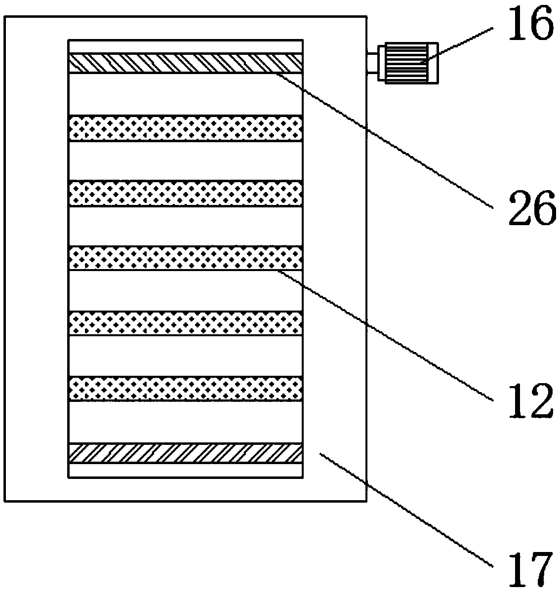 Saving type paint spraying device for tubular accessory of automobile