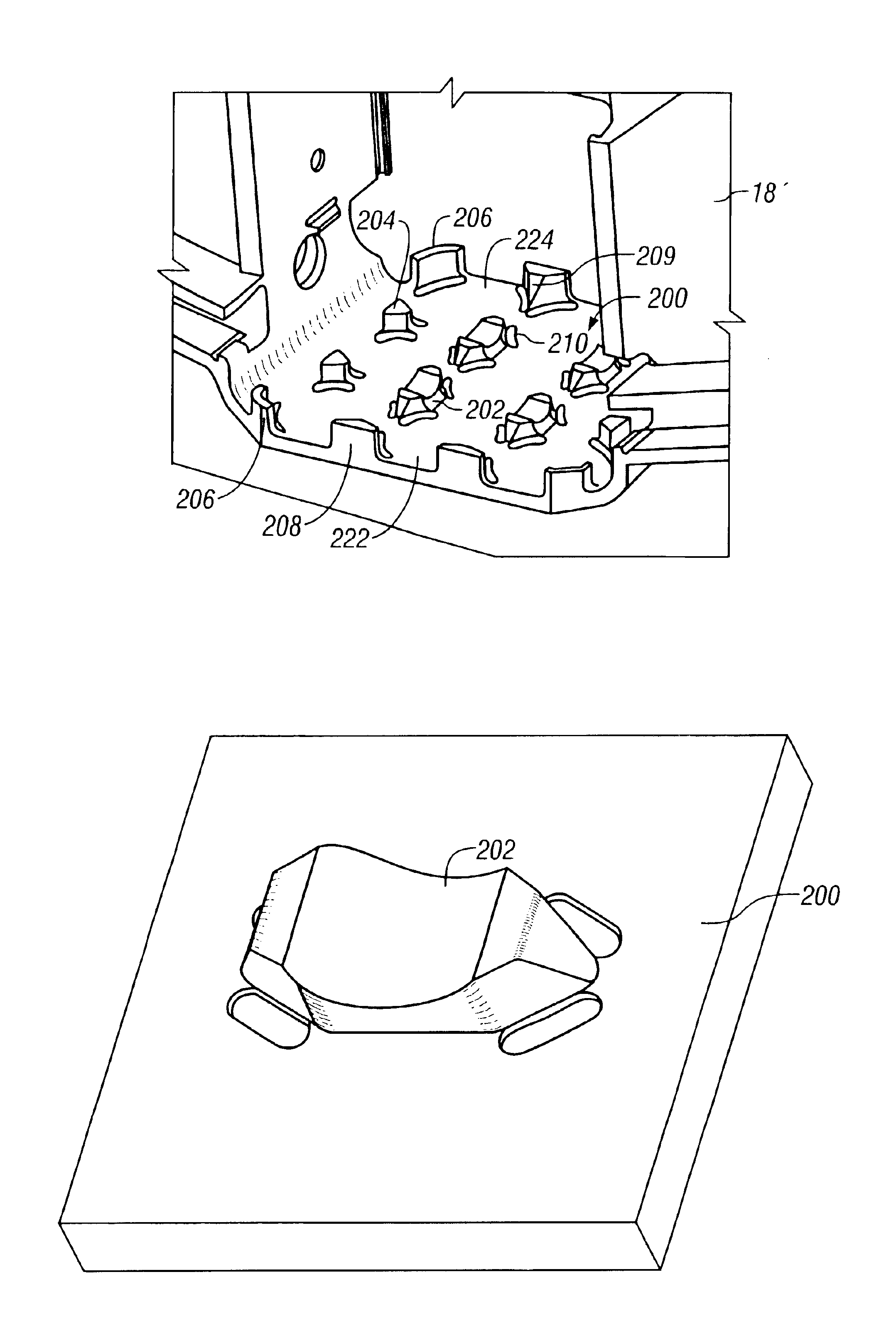 Spring seat for a railway truck sideframe and method of making the same