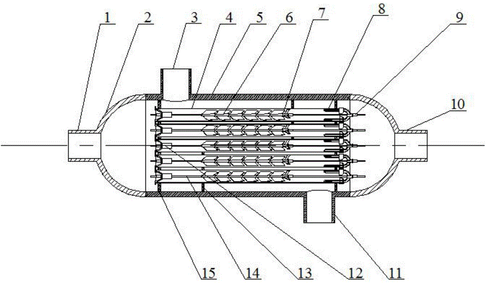 Energy-saving high-efficiency self-cleaning polymerizing device