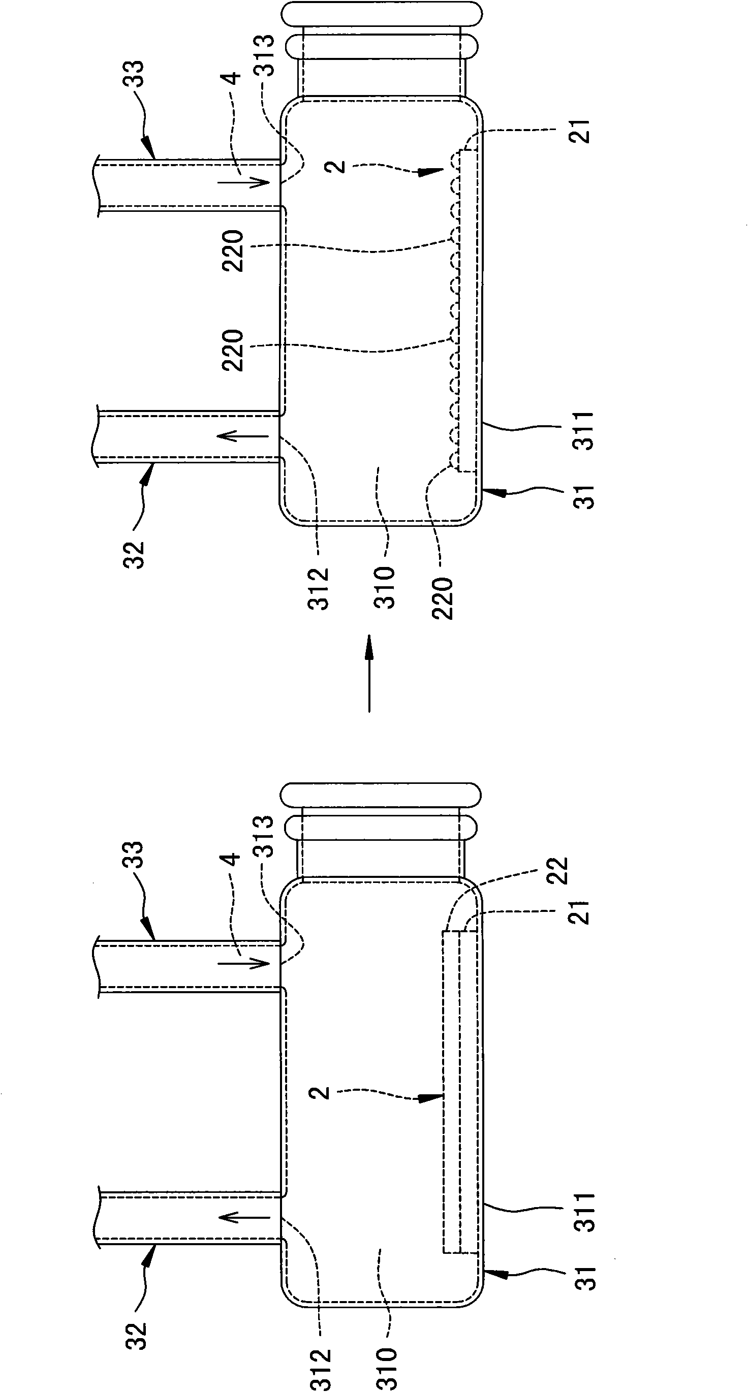 Method for preparing nanoparticles of inorganic material and device for applying same