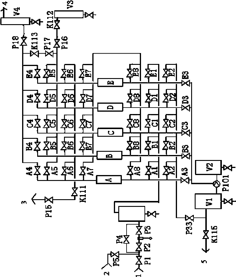 Production method for pressure-swing adsorption concentration of methane in gas