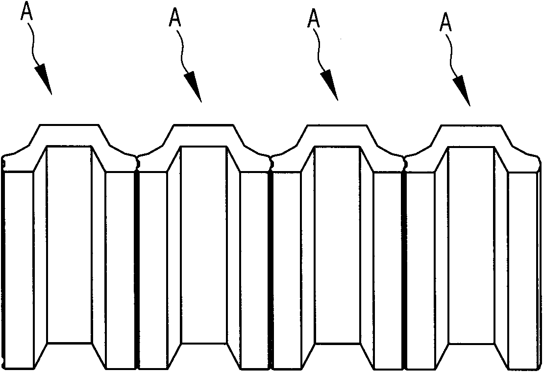 U-shaped concrete slab pile