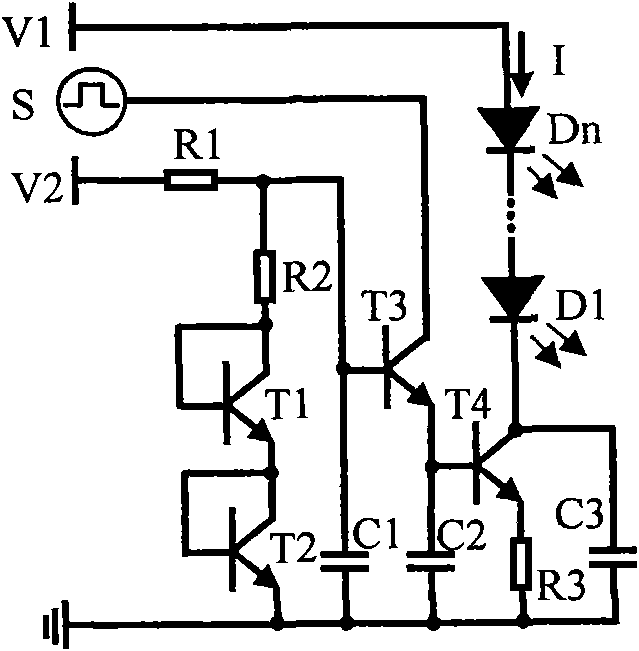 Efficient and controllable constant current source circuit