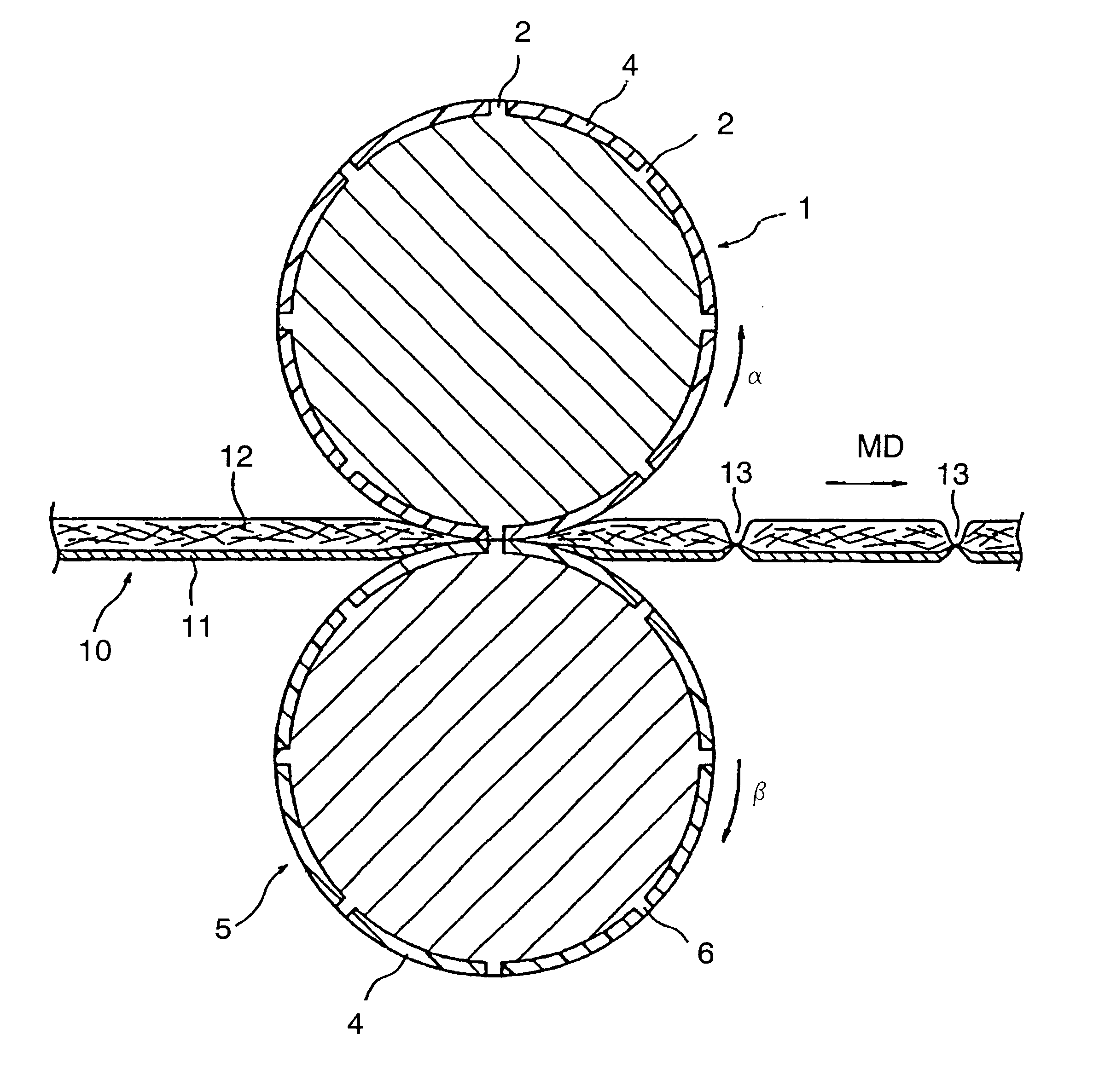 Heat-sealing method and apparatus for fiber sheets