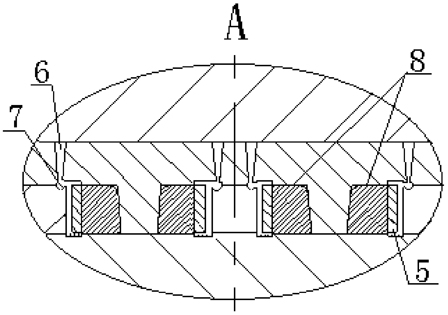 Die for valve core framework coated insulating silicone and using method thereof