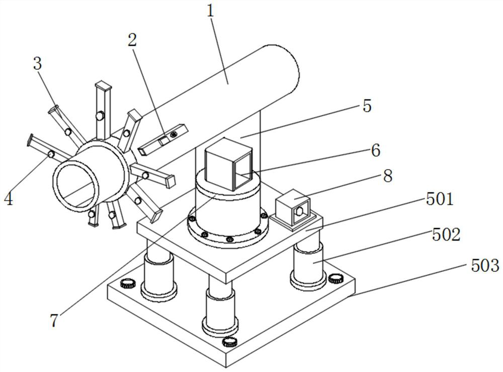 Overvoltage protection device for wind power generation medium-voltage converter