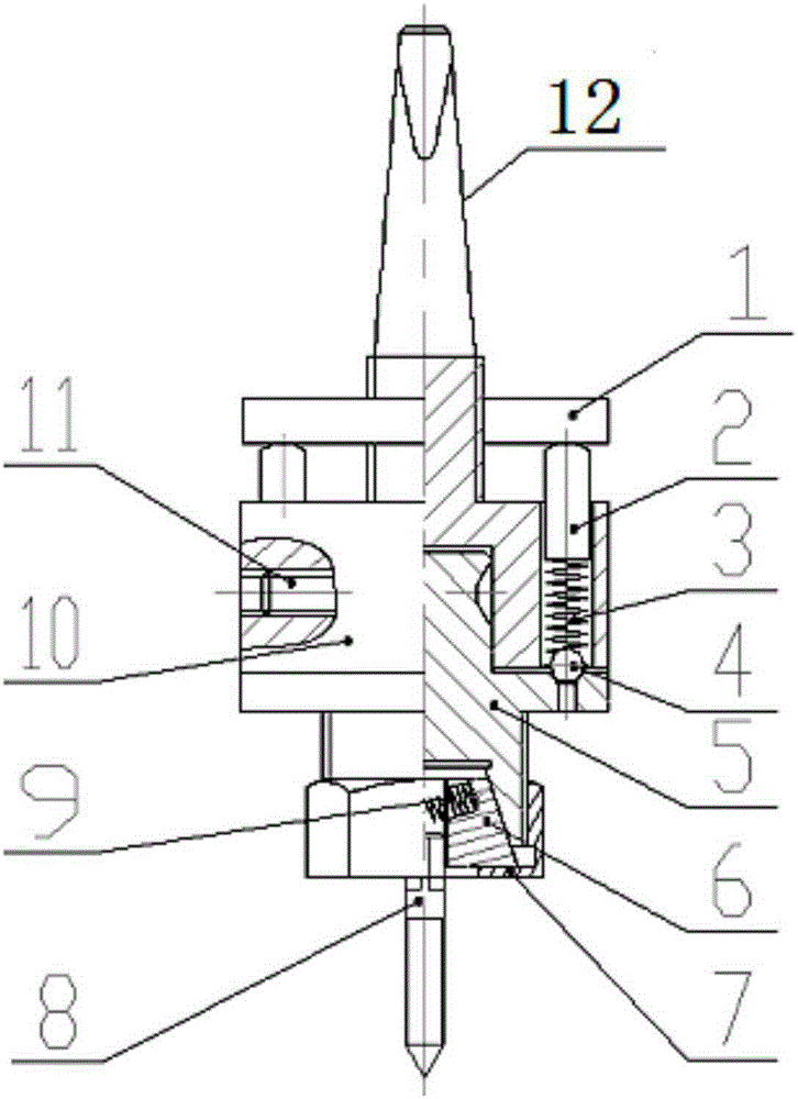 Use method of tapping clamp