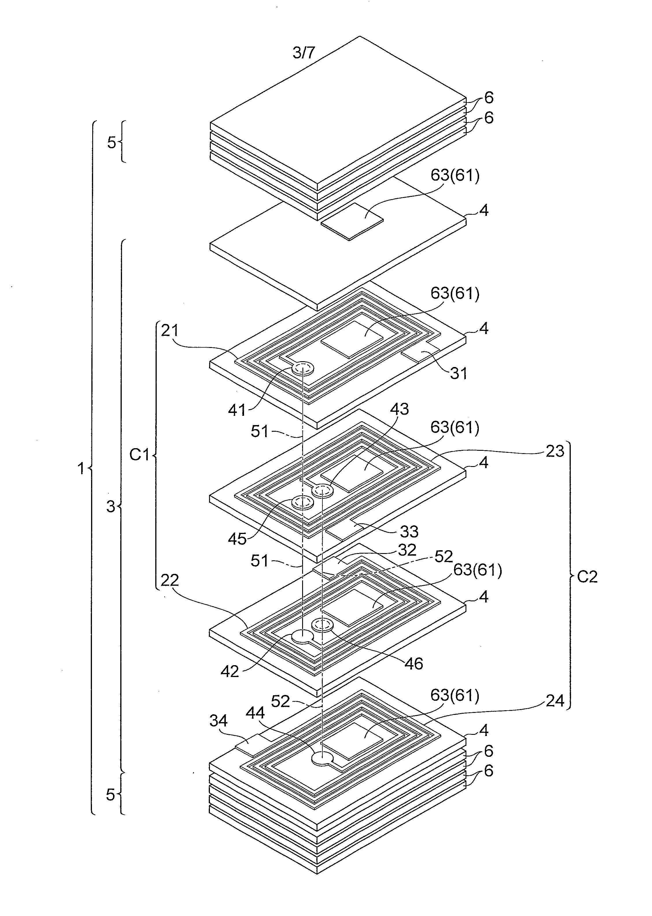 Multilayer common mode filter