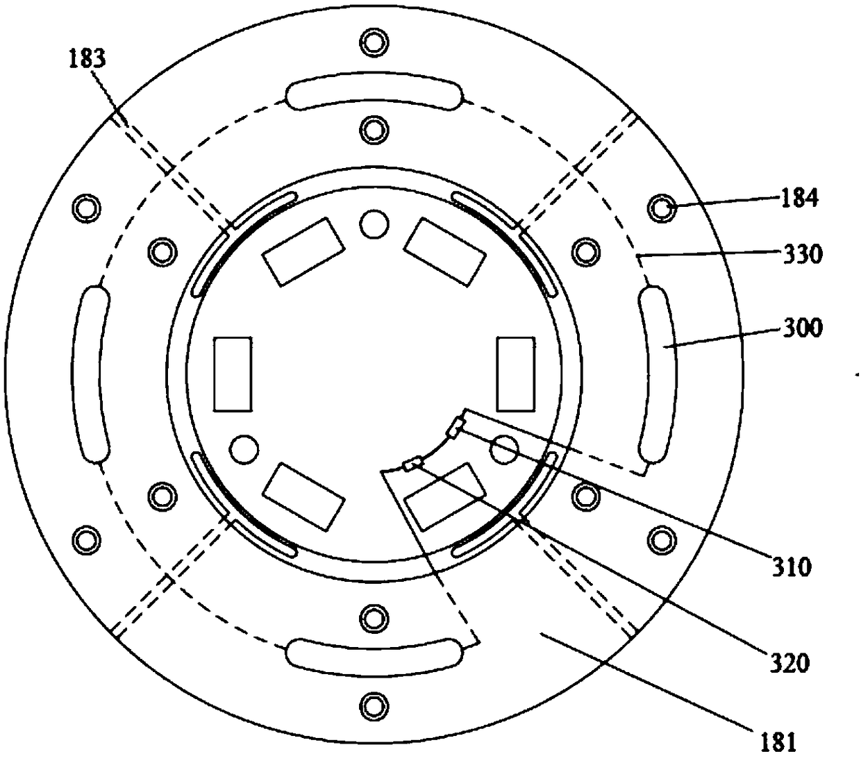 Pull type diaphragm spring clutch pedal free stroke adaptive adjusting mechanism and method