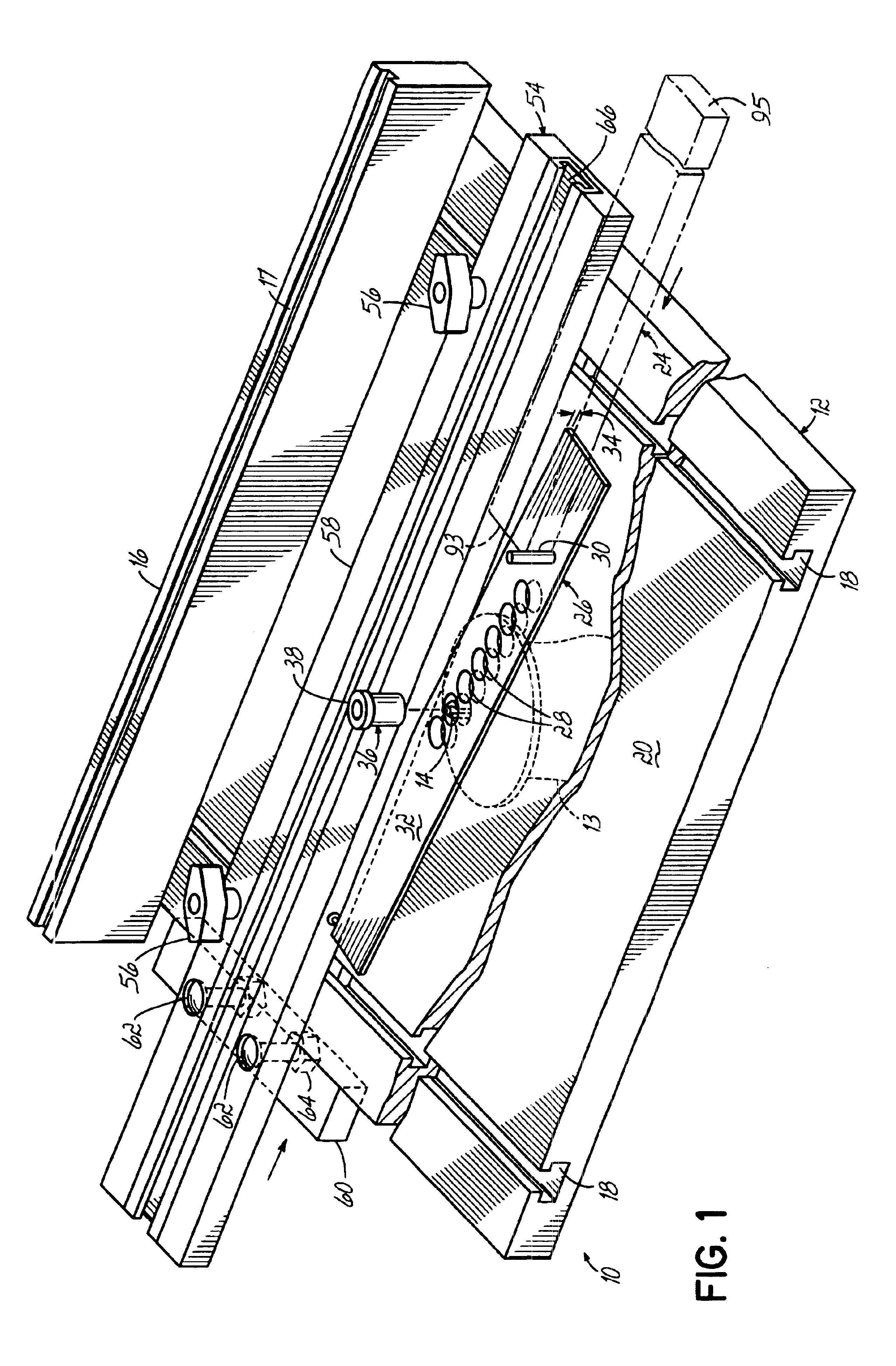 System for spacing flutes on a workpiece