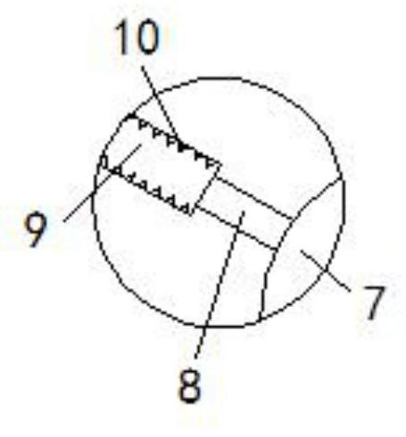 Drainage device with flood discharge function for municipal field