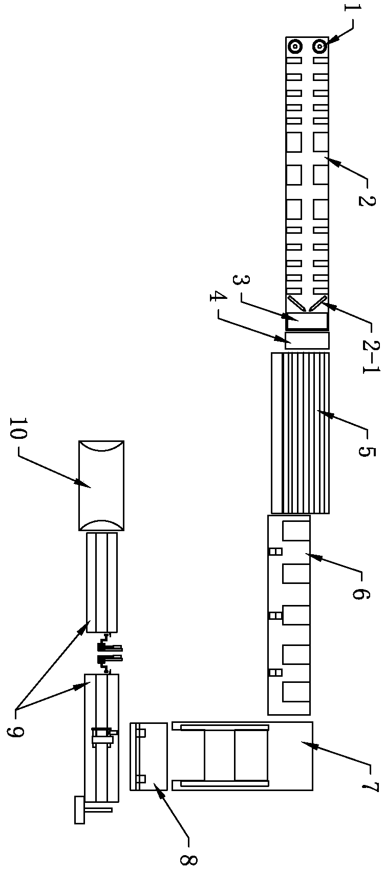 Automatic producing and packaging unit for stainless steel pipes