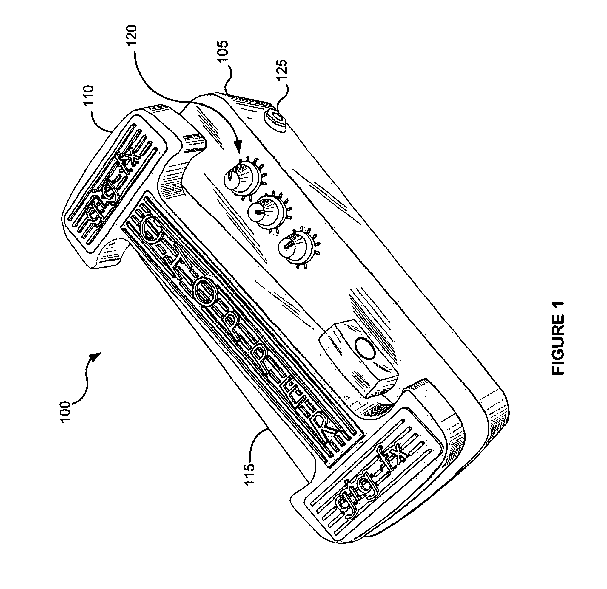 Sound-effect foot pedal for electric/electronic musical instruments