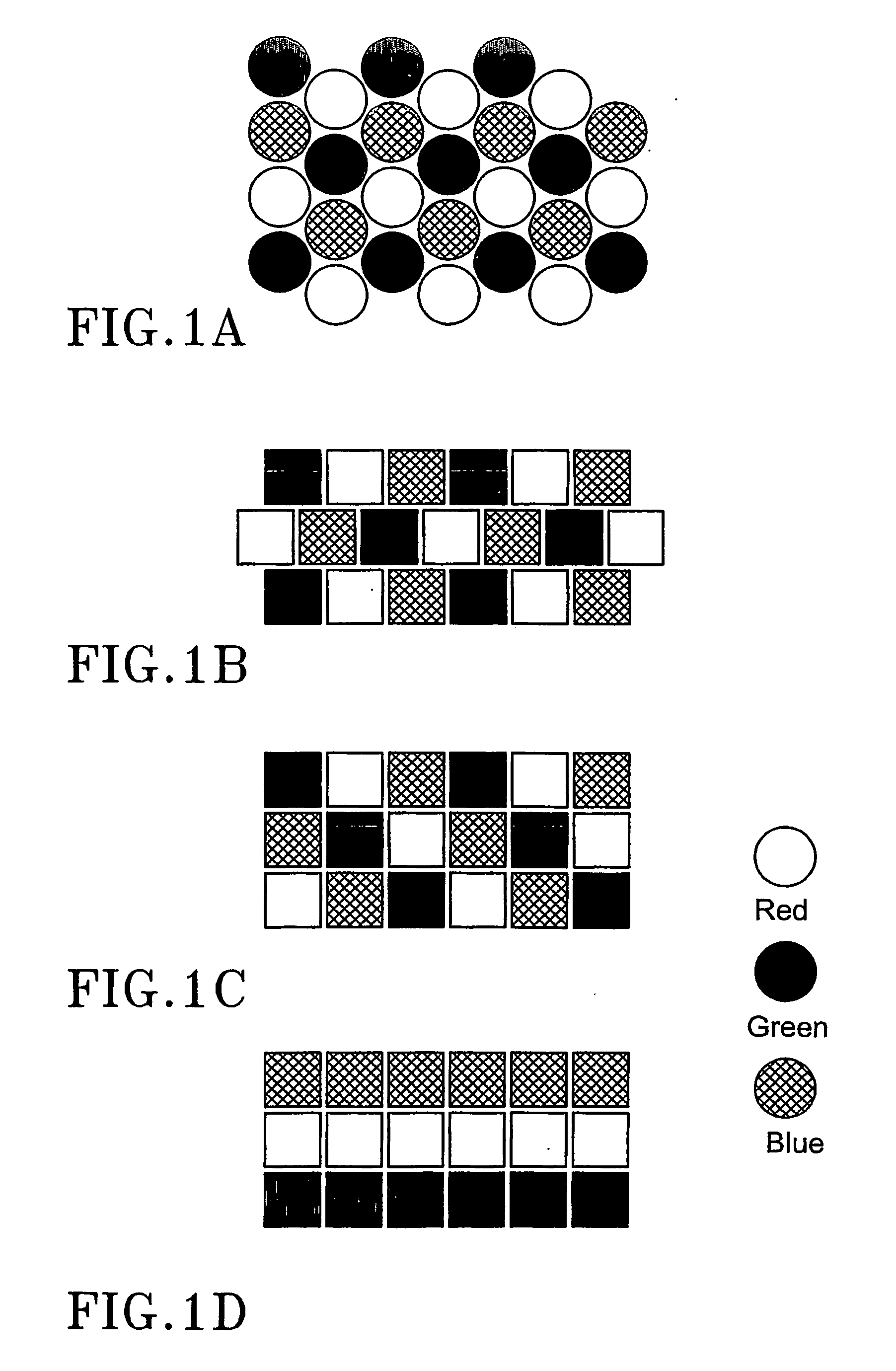 Pixel patterns