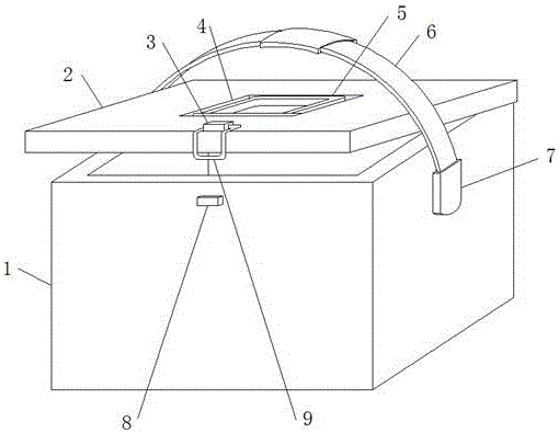 Portable skin beauty device